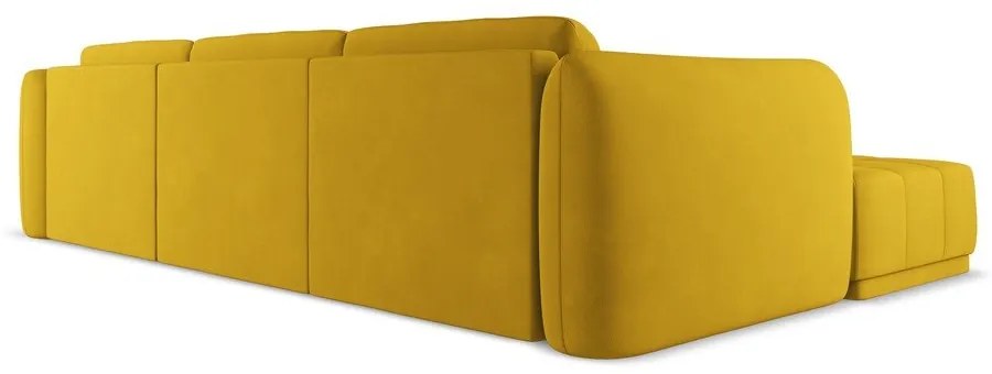 Žltá rohová pohovka (ľavý roh) Hoku – Makamii