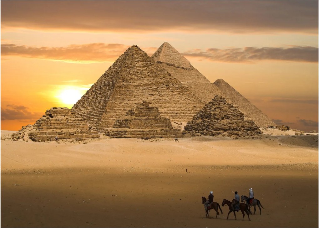 Obraz - Pyramídy (70x50 cm)