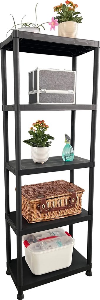 CH 5- policový plastový úložný regál Radom 61 x 31 x 171 cm