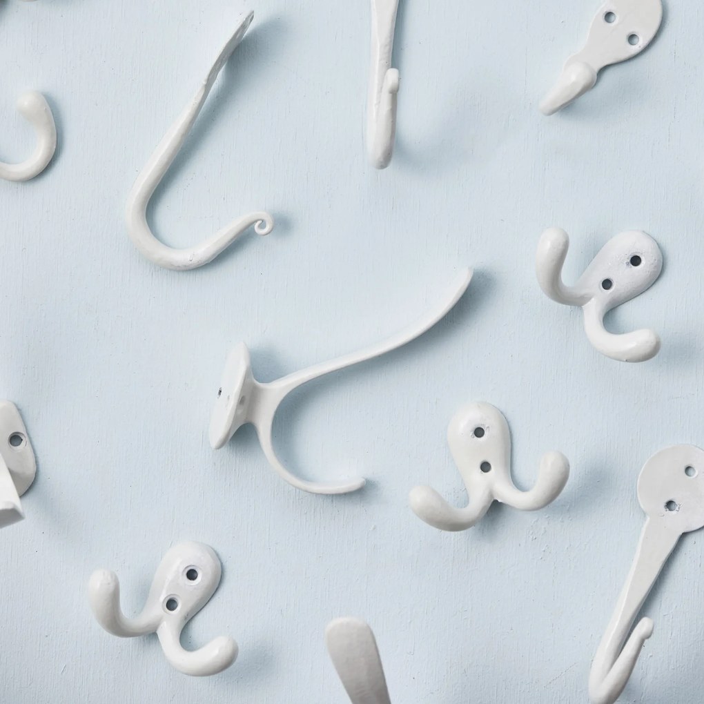 Ib Laursen Kovový háčik Single Mini White