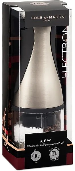 Cole&Mason - Elektrický mlynček na korenie 2v1 KEW 6xAAA 21 cm