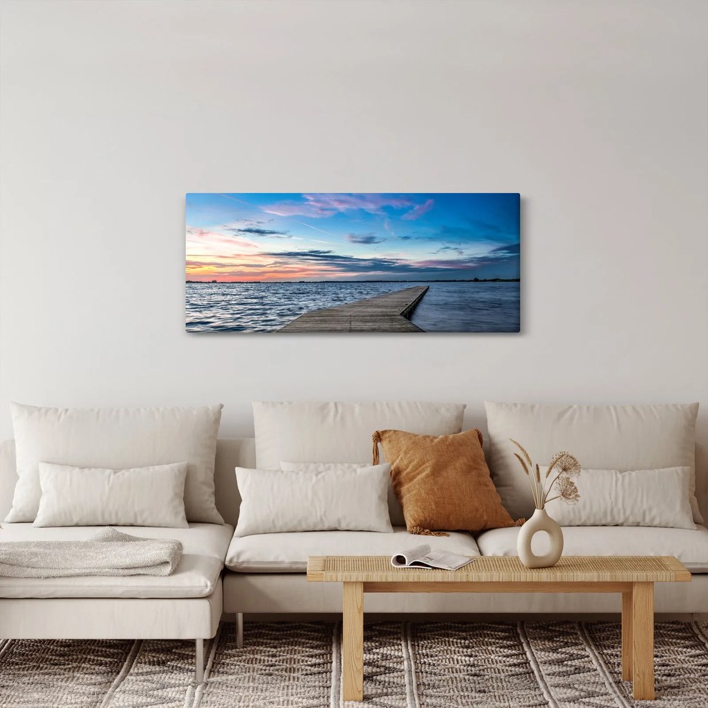 Obraz - Mólo (120x50 cm)