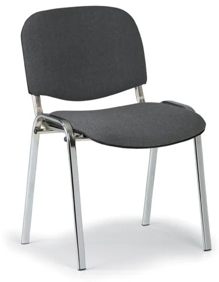 Antares Konferenčná stolička VIVA, chrómované nohy, sivá