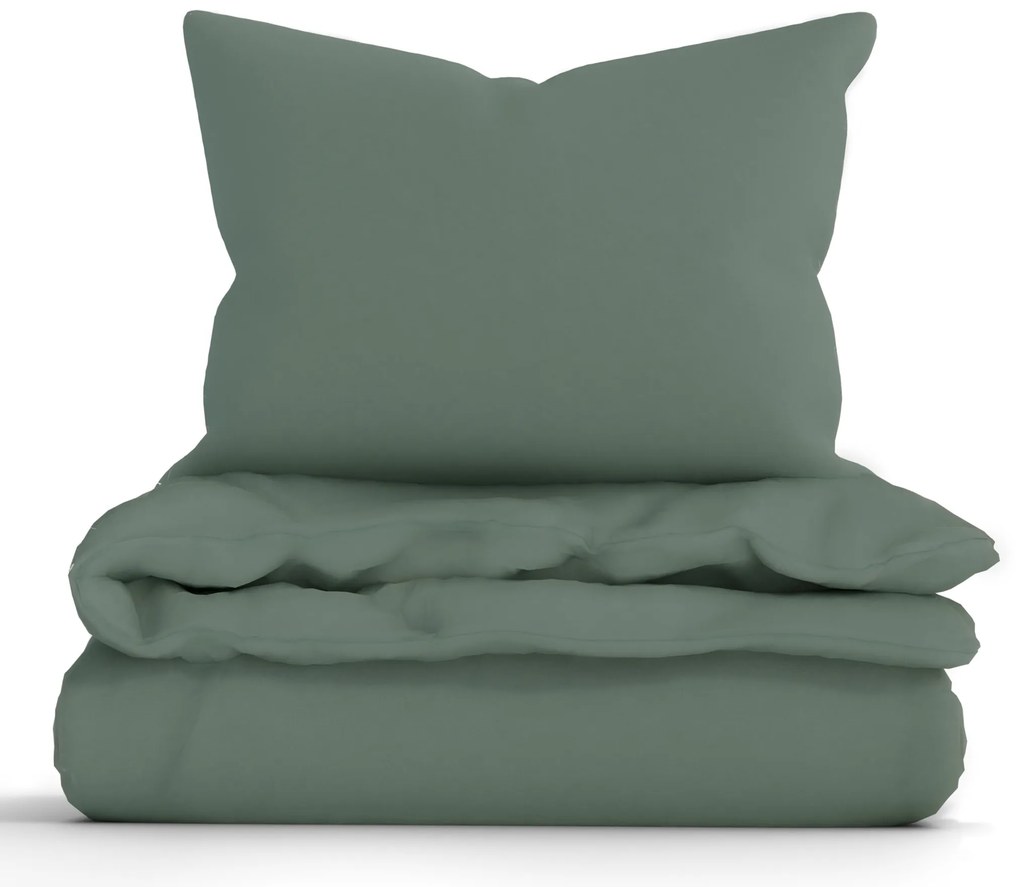 Bavlnené obliečky Renforcé – Jasmine olivová