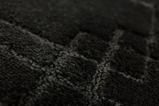 Kúpeľňový koberček Sego čierny, mozaika