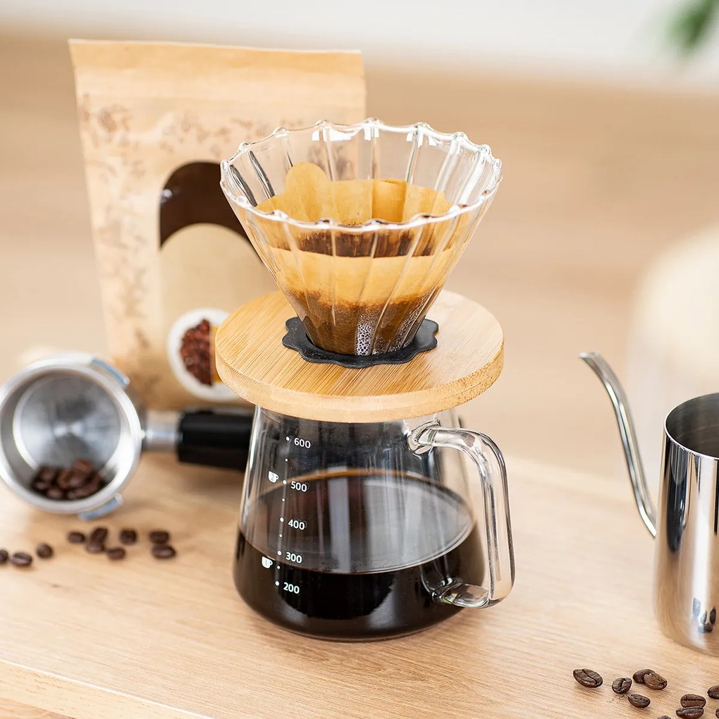4Home Súprava na prekvapkávanú kávu Dripper, 600 ml