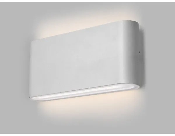 LED2 - LED Vonkajšie nástenné svietidlo FLAT 2xLED/5W/230V IP65