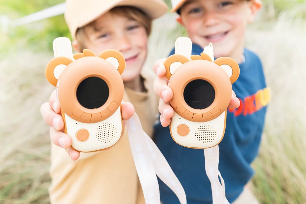 Detské vysielačky Zoo Walkie Talkie - medveď - medveď