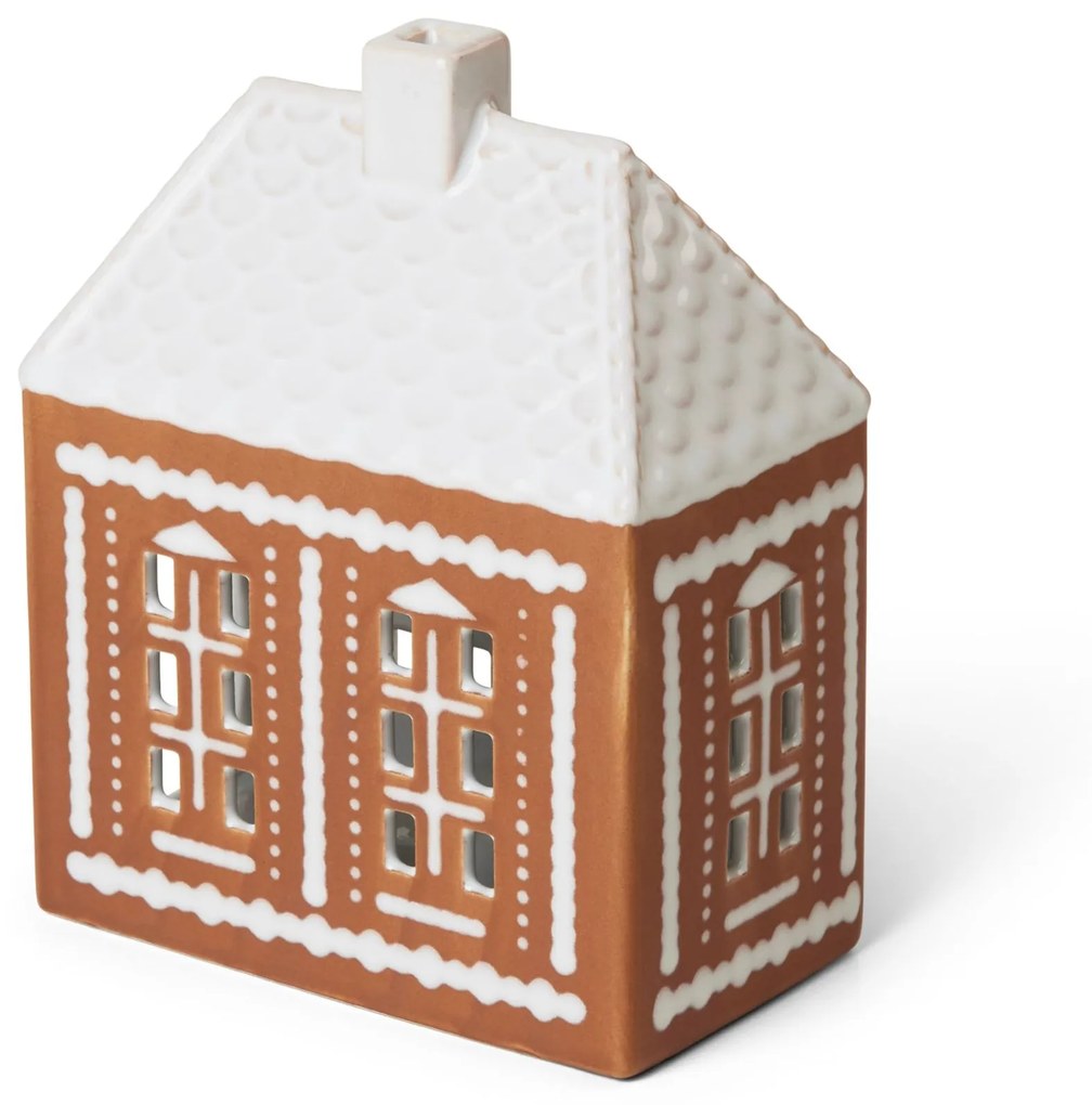 KÄHLER Porcelánový svietnik Gingerbread Lighthouse Medium
