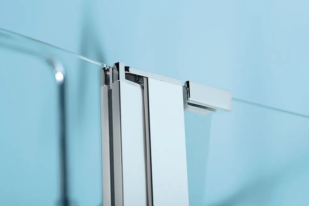 Polysan Polysan, ZOOM LINE štvrťkruhová sprchová zástena 900x900mm, číre sklo, ľavá, ZL2615L