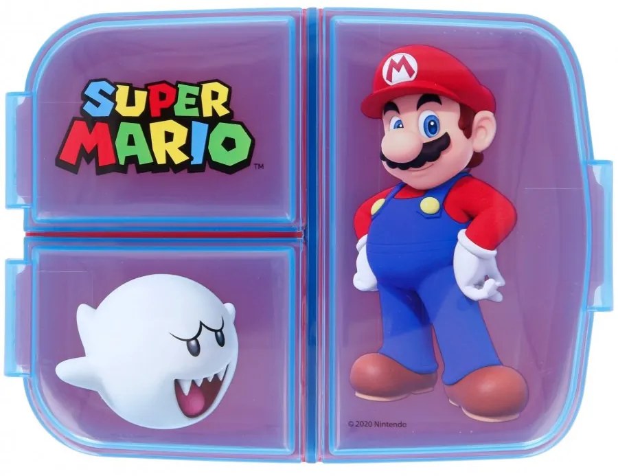 Multibox na desiatu Super Mario s 3 priehradkami
