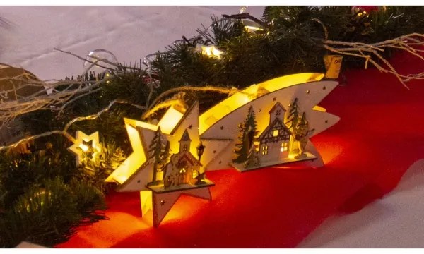 Retlux - LED Vianočná dekorácia LED/2xAA kométa