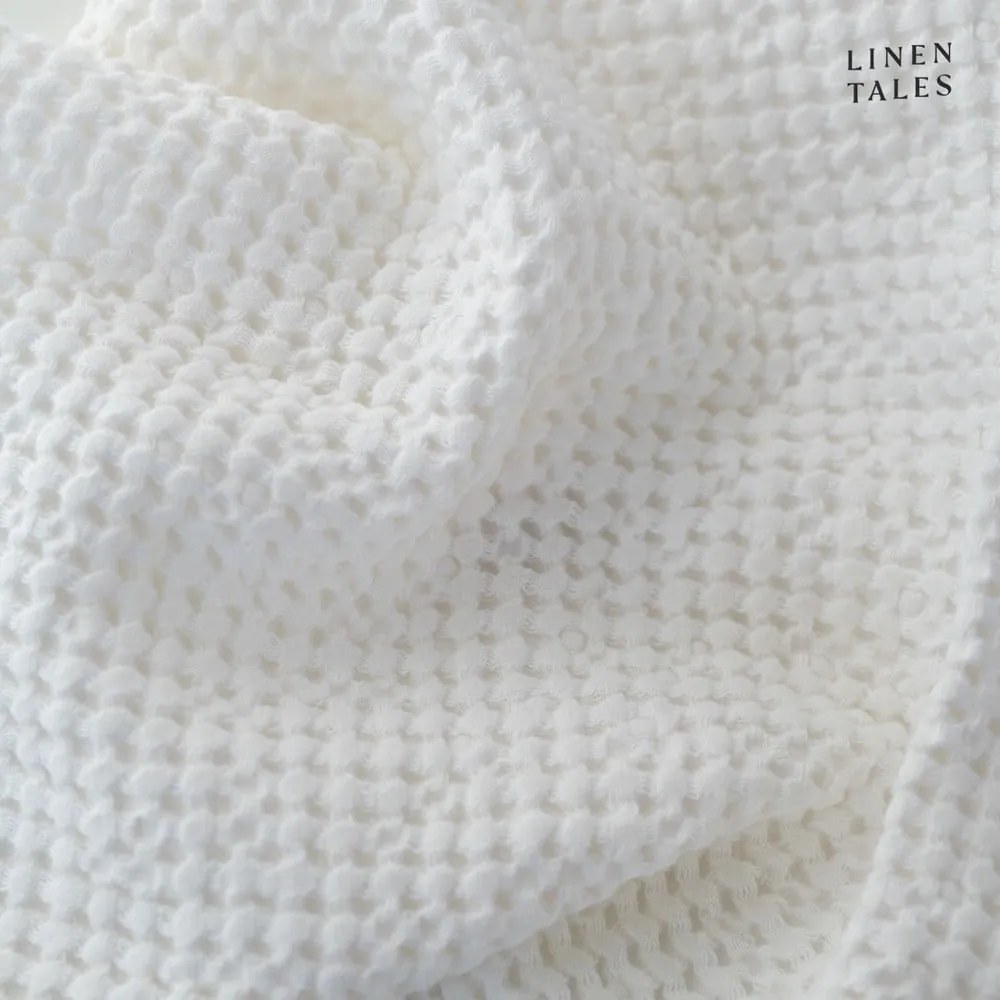 Biele uteráky a osušky v súprave 3 ks Honeycomb - Linen Tales