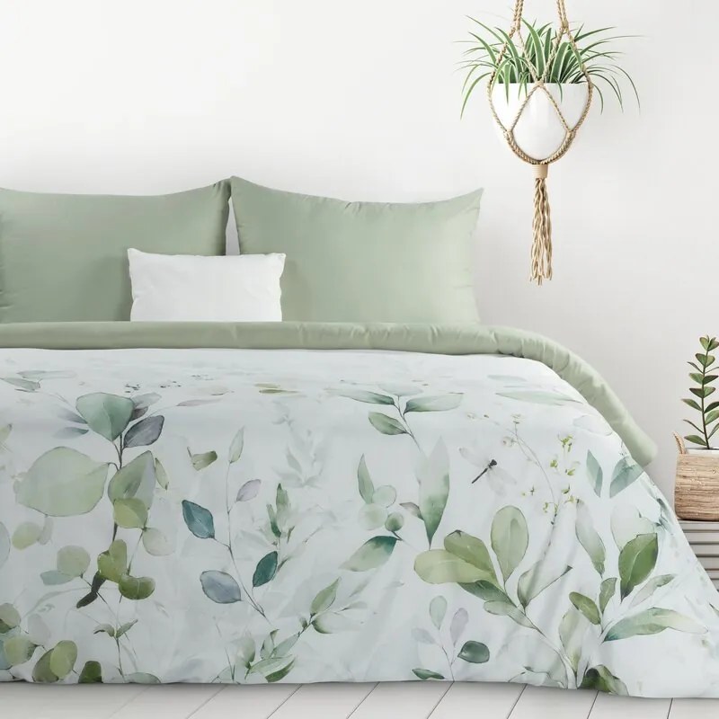 Dekorstudio Posteľné obliečky VERANO10 s rastlinným motívom Rozmer posteľných obliečok: Šírka x Dĺžka: 140x200cm + 1ks 70x80 cm