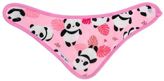 AKUKU Detský podbradník-šatka Akuku panda