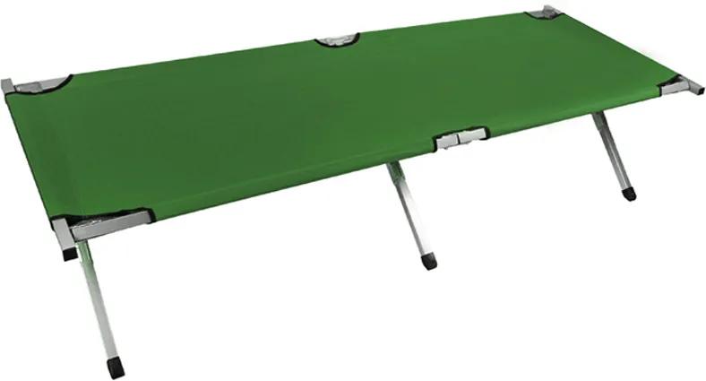 Malatec Skladacie poľné lehátko 210 cm, zelené, 2593