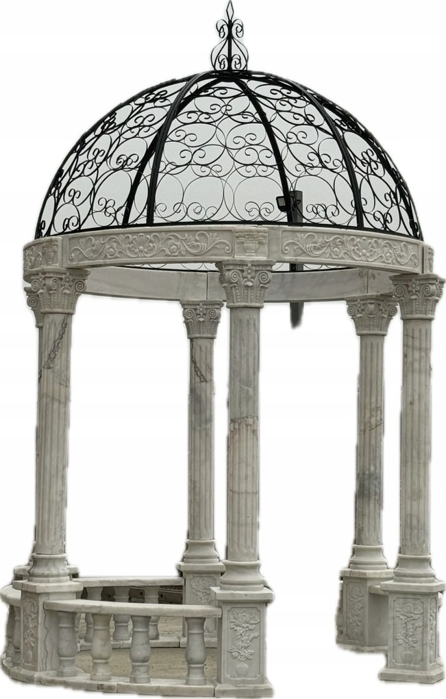 Mramorový veľký záhradný altánok fi 300 cm Patio