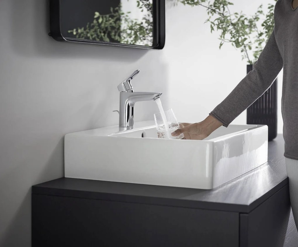 Hansgrohe Logis, páková umývadlová batéria 100, s odtokovou súpravou, chrómová, HAN-71100000