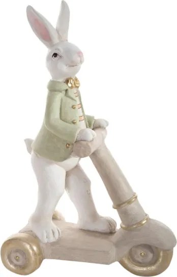 Veľkonočná dekorácia FIG 157B zajac na motorke