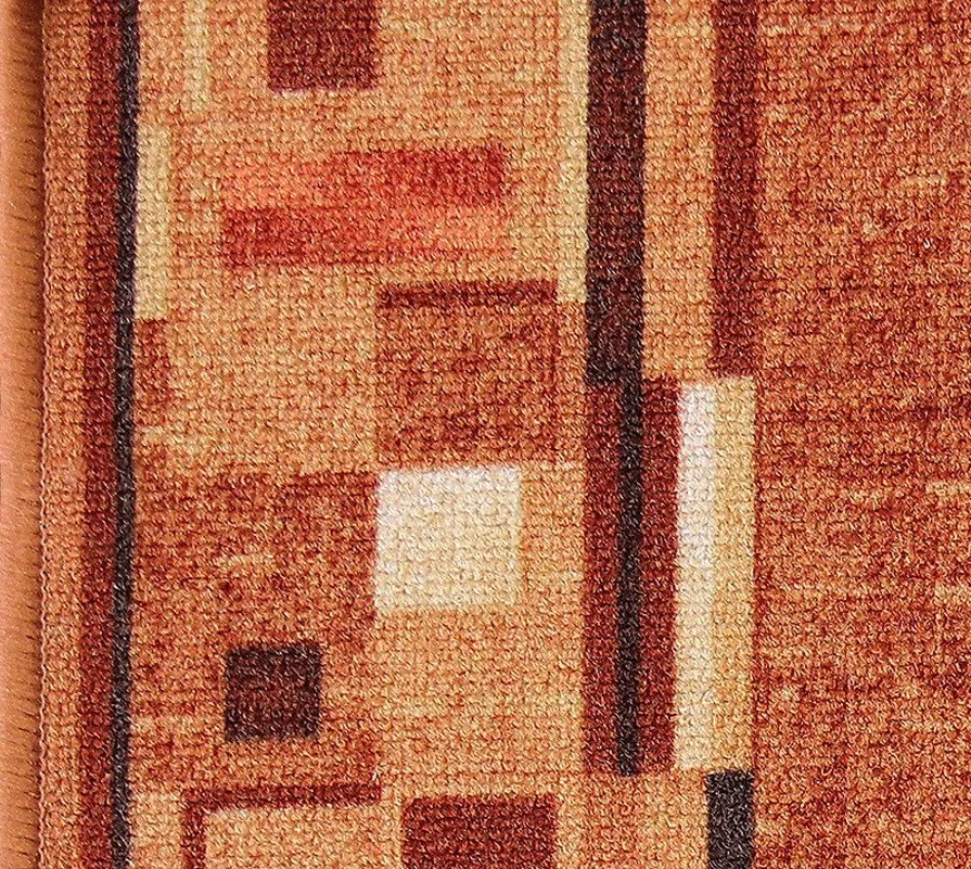 Associated Weavers, Protišmykový behúň na mieru Bombay 84, šíre 80 cm, oranžová, chodba / predsieň