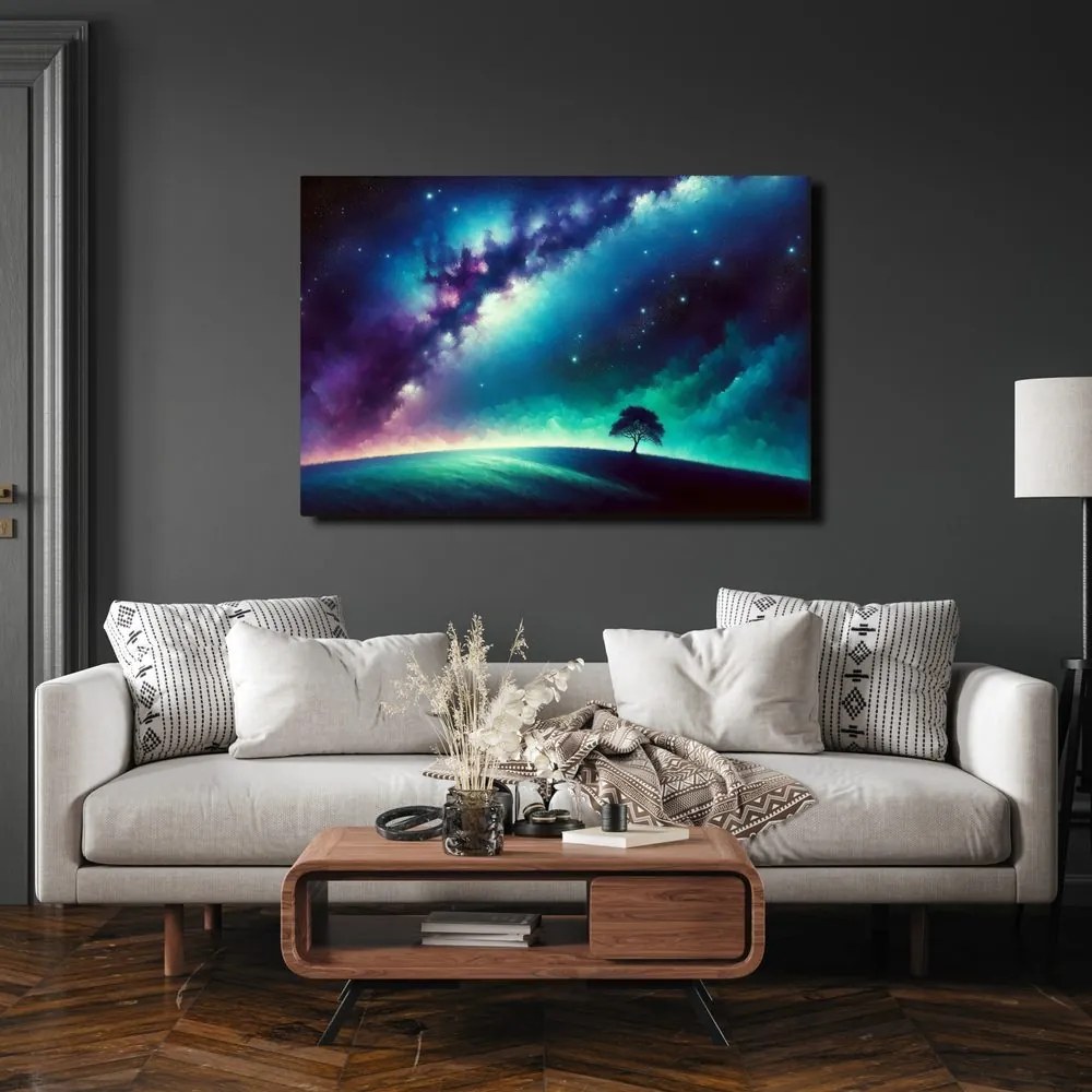 Obraz magický strom života v noci