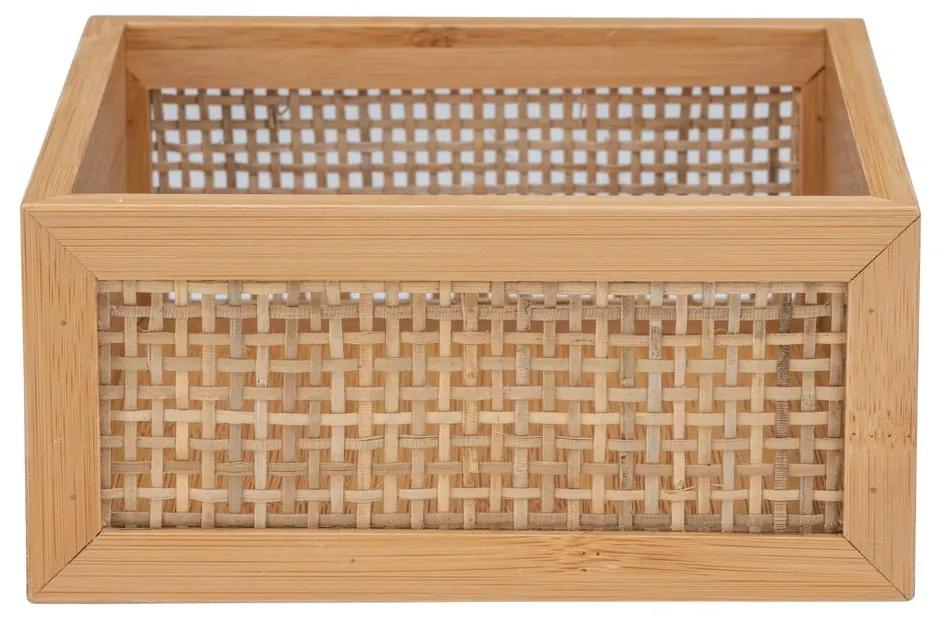 Bambusový kúpeľňový organizér Wenko Allegre, 15 x 7 cm
