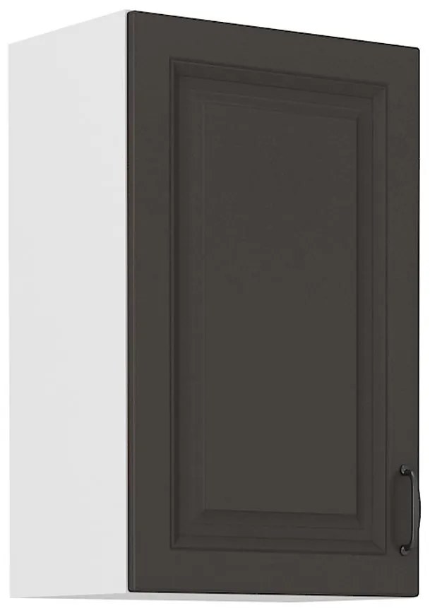 Kuchynská skrinka STILO grafit mat/biely 45g-72 1f