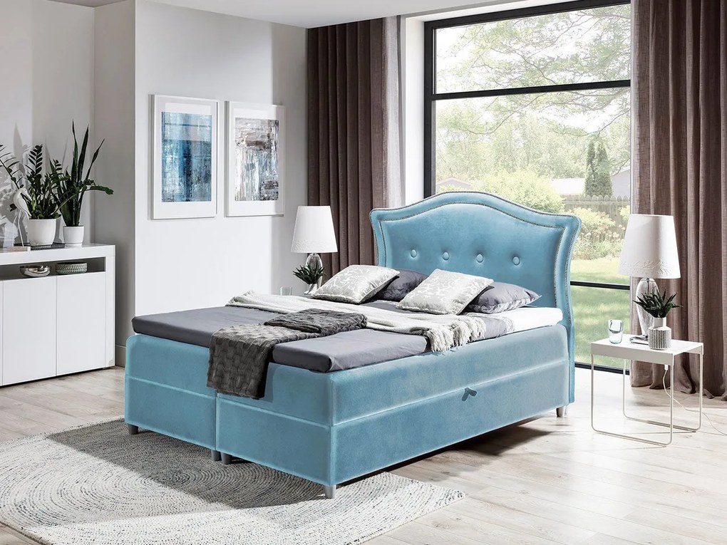 Kontinentálna posteľ Masala, Rozmer postele: 200x200, Dostupné poťahy: Magic Velvet 2216