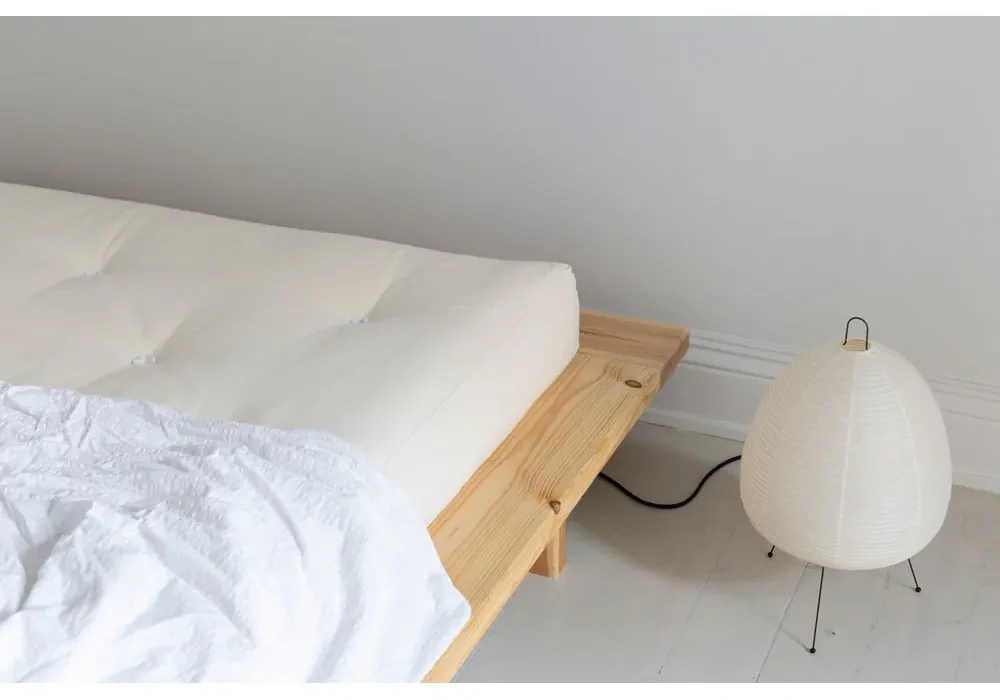 Biely tvrdý futónový matrac 90x200 cm Basic – Karup Design