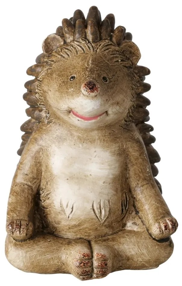 Záhradná figúrka z polyresinu Hugy, sada 3ks, 8 cm, hnedá