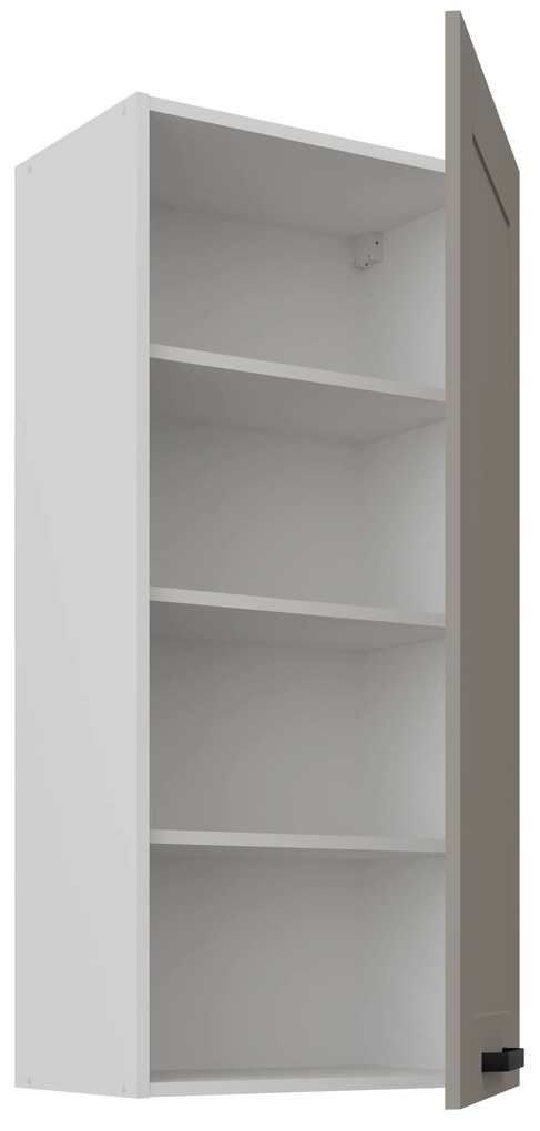 Horná kuchynská skrinka Lucid 50 G-108 1F (korpus: biela + front: mdf claygrey). Vlastná spoľahlivá doprava až k Vám domov. 1134676