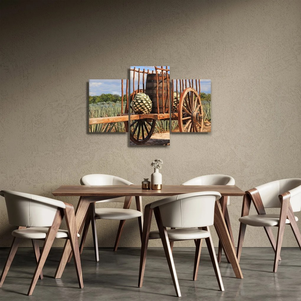 Obraz - Prívesný vozík (90x60 cm)
