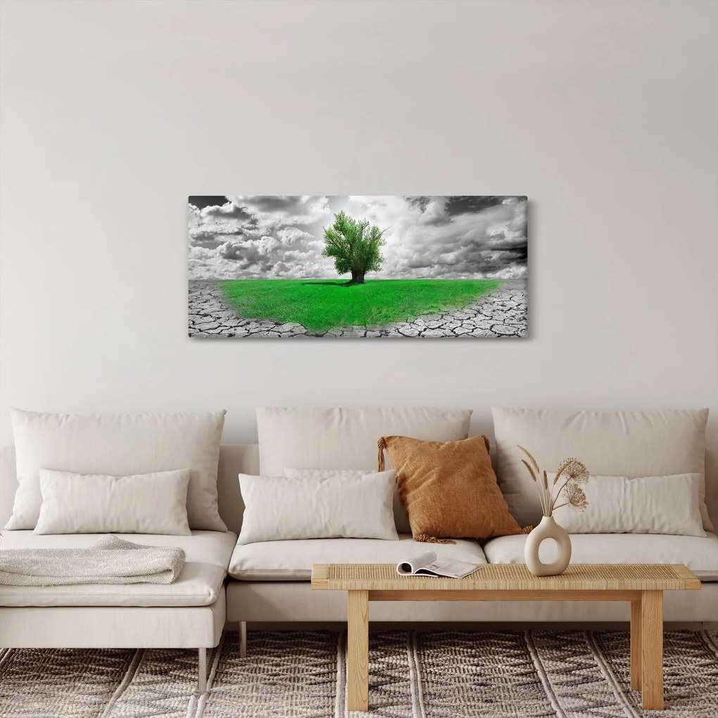Obraz - Kus prírody v meste (120x50 cm)