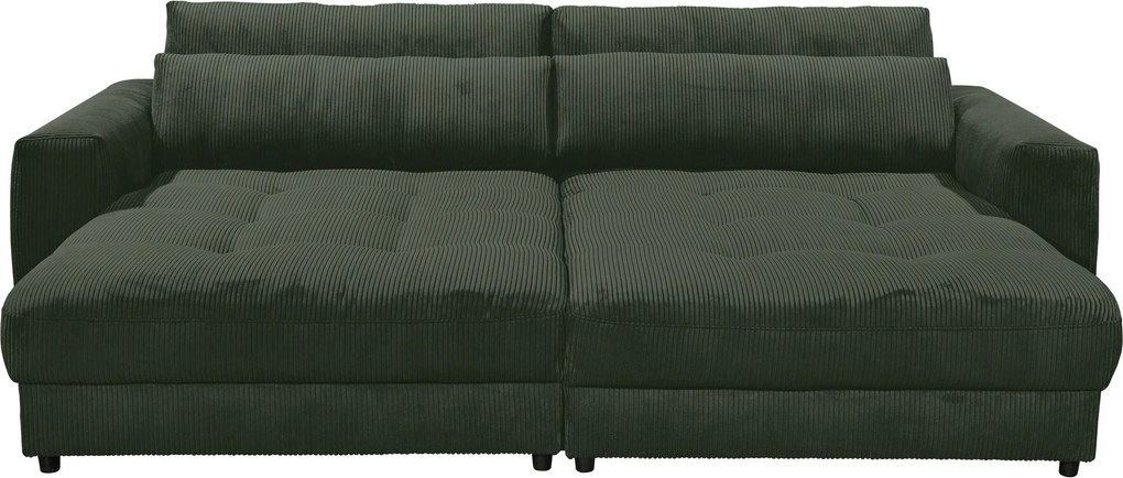 XXXLutz VEĽKÁ POHOVKA, textil, kompozitné drevo, tmavozelená MID.YOU - Sedačky - 002220033611