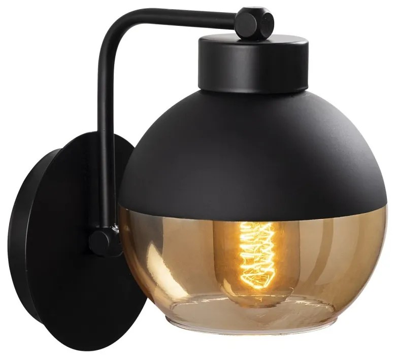 Nástenná lampa Ani čierna