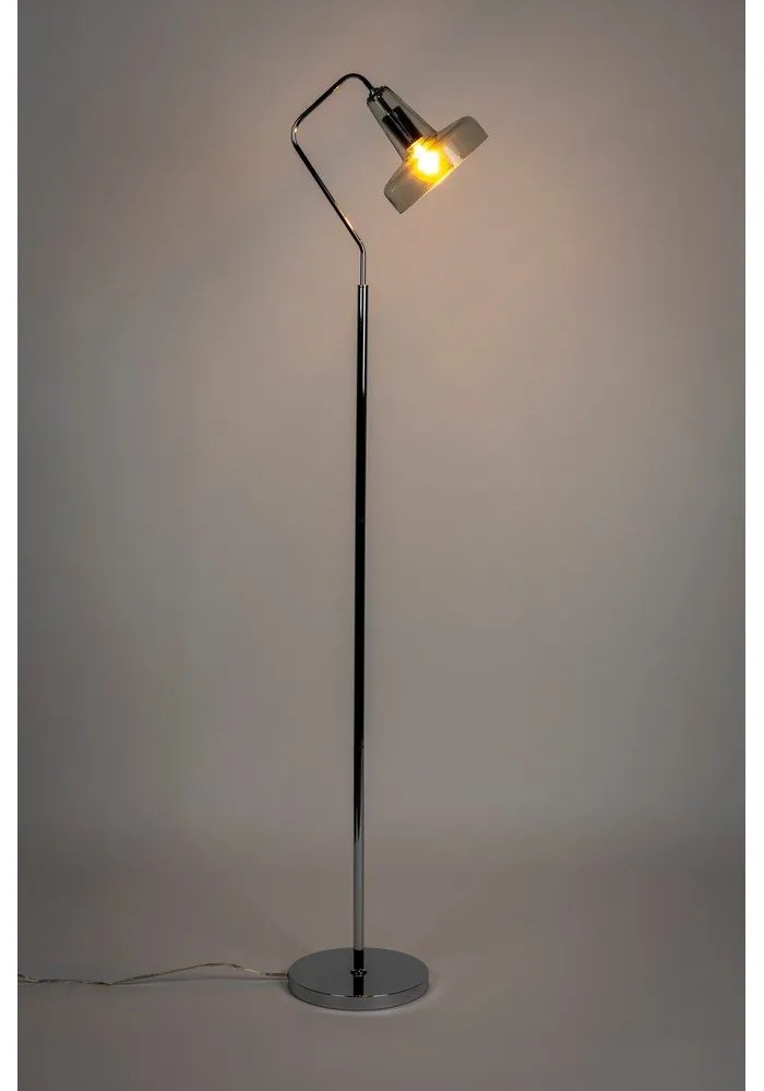 Stojacia lampa v zeleno-striebornej farbe Anshin - White Label