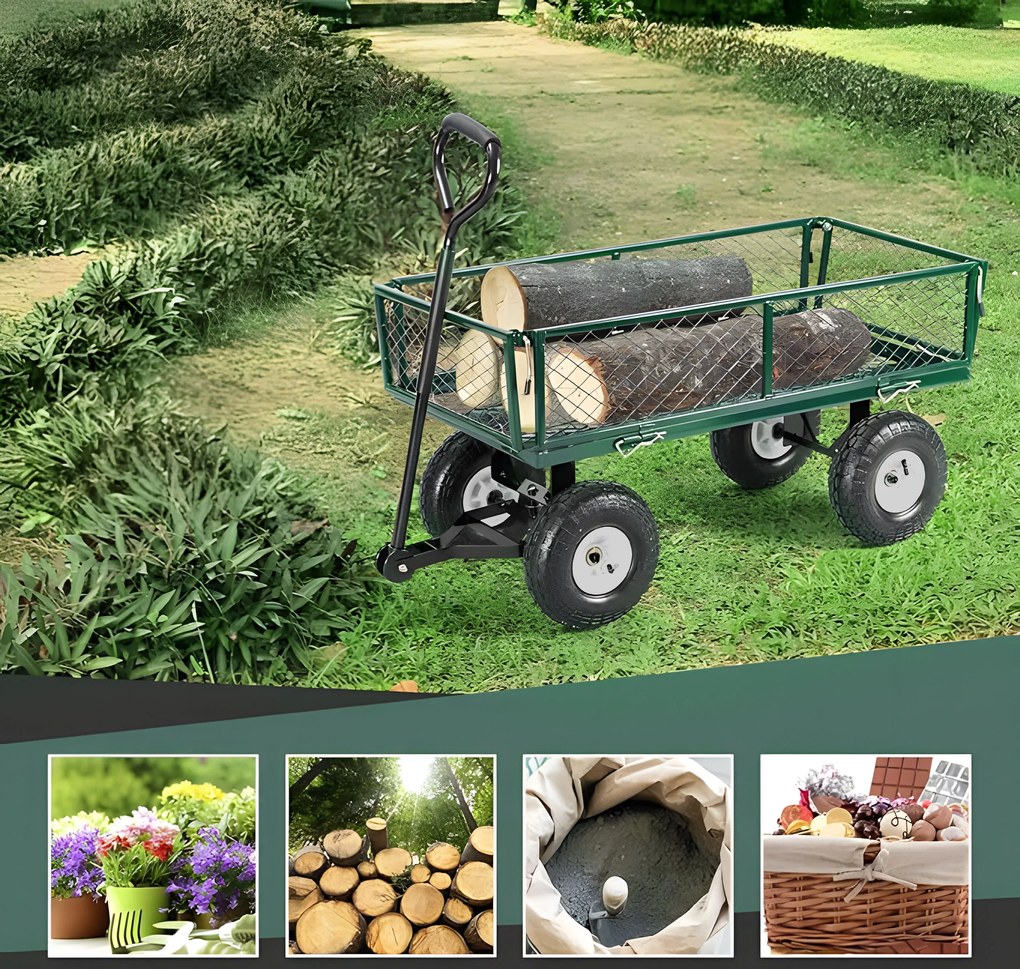 Záhradný transportný vozík, 200 kg , MultiGarden