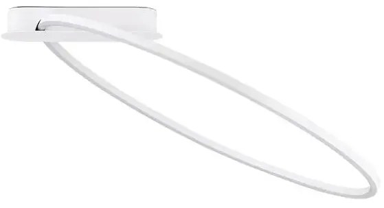 LED stmievateľné biele moderné stropné svietidlo Kiklos