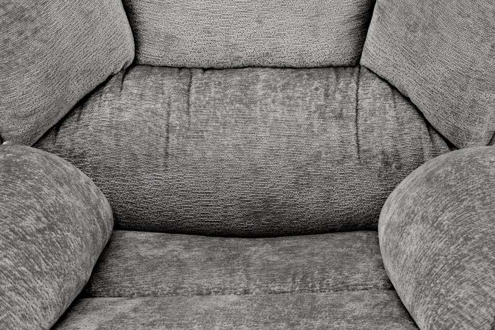 Otočné křeslo Guido popelavě šedé