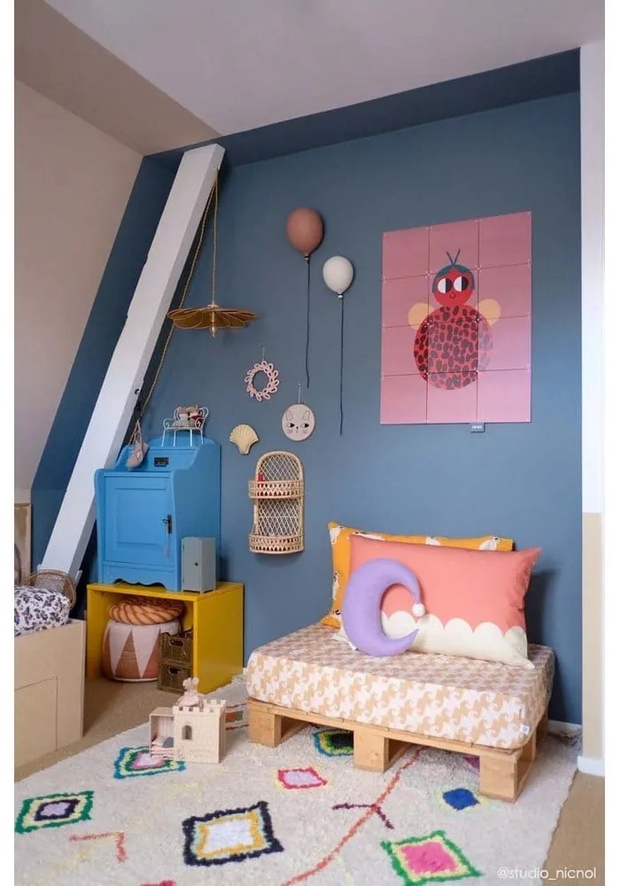 Krémový prateľný ručne tkaný bavlnený koberec 140x200 cm Kaarol – Lorena Canals