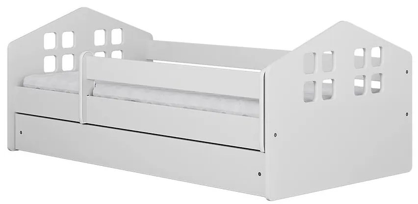 Detská posteľ Kacper+Sz Biely 80x140