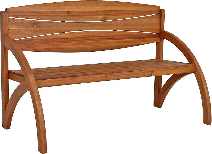 Hnedá drevená záhradná lavica Hadia – Garden Pleasure