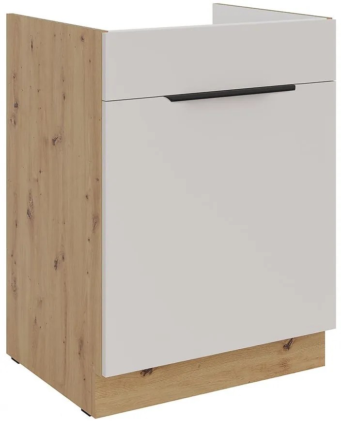 Kuchynská skrinka Solea cashmere/artisan 60ZL 1S BB