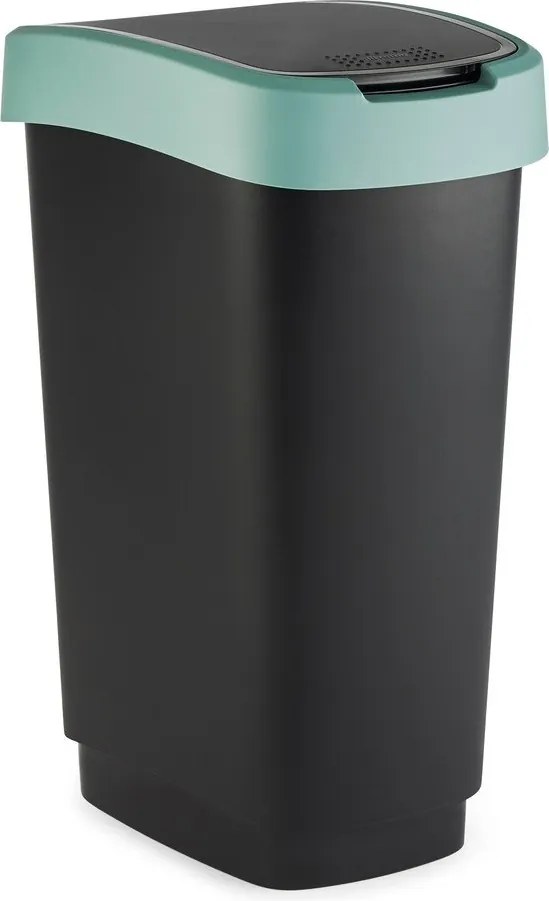 Odpadkový kôš z recyklovaného plastu 50 l Twist - Rotho