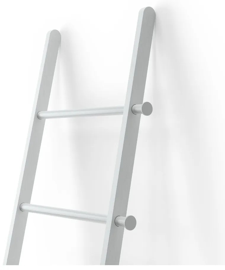 Biely dekoratívny rebrík z topoľového dreva Leana - Umbra