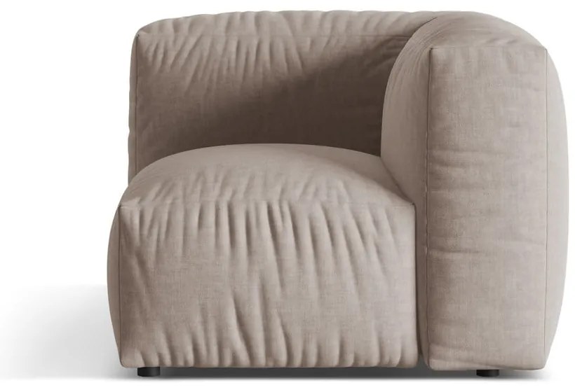 Béžový modul pohovky (variabilný) Martina – Micadoni Home