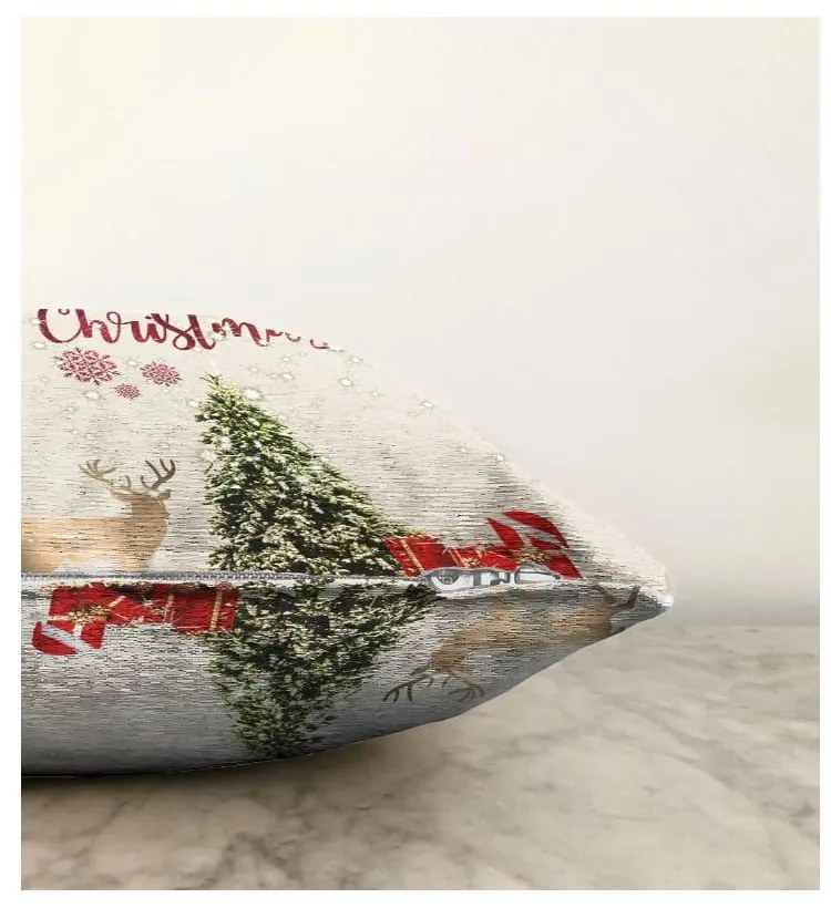 Obliečka na vankúš s vianočným motívom 43x43 cm – Mila Home