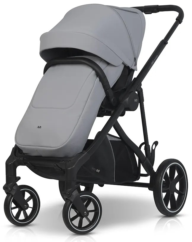 Súrodenecký kočík EasyGo Duoflex Cloudy Gray