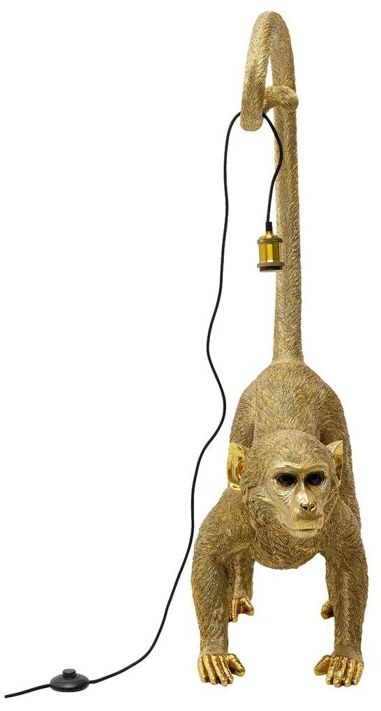 Monkey Dance stolová lampa zlatá 120 cm