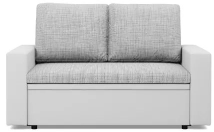 Dvojmiestna pohovka LUNA rozkladacia, sivá / biela